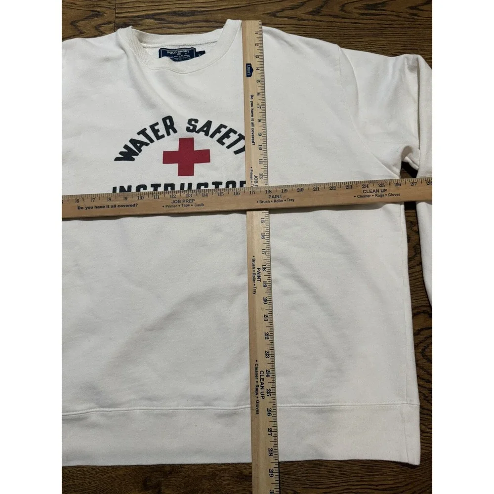 Vintage Ralph Lauren Polo Sport‎ XL Crewneck Sweatshirt Water Safety Instructor